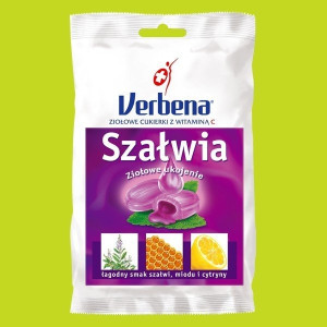 Cukierki Verbena Szałwia z vit C