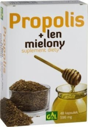 Propolis + len mielony kapsułki 48 sztuk