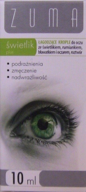 ZUMA Świetlik Plus Krople do oczu 10ml 10m