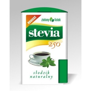 Stevia Zielony Listek tabletki 250 sztuk