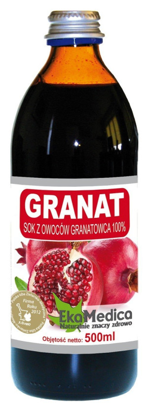 Sok z Granatu  500ml.  eka medica