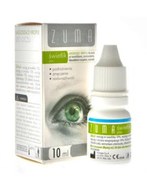Krople do oczu ZUMA Świetlik plus 10ml.