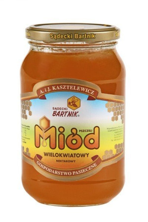 Miód Wielokwiatowy 1200g. BARTNIK