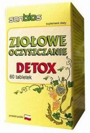 Ziołowe Oczyszczanie oDetoxi dawniej DETOX tabl. 60 SANBIOS