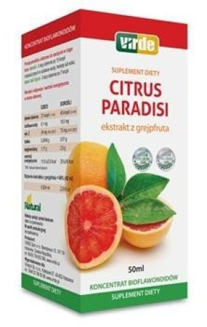 Citrus Paradisi krople - wyciąg z grejpfruta 50ml