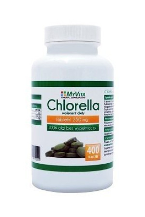 Chlorella 400 tabl. 250 mg. MyVita