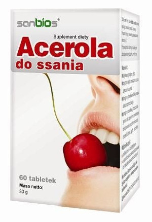 Acerola do ssania 60 tabletek - Sanbios