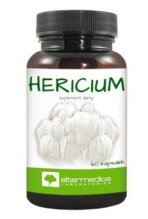 Alter Medica HERICIUM kapsułki - soplówka jeżowata Hericium Erinaceus 60kaps