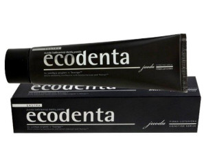 ECODENTA PASTA DO ZĘBÓW EXTRA BLACK WYBIELAJĄCA Z WĘGLEM DRZEWNYM I TEAVIGO, 75 ML