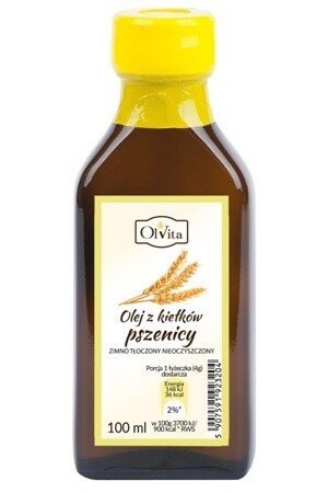 Olej z kiełków Pszenicy tłoczony na zimno 100ml.