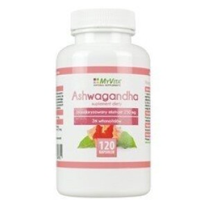 Ashwagandha 250mg 120 kapsułek MyVita