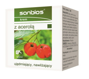 Sanbios Krem z Acerolą 50ml intensywnie rozświetlający Sanbios Krem z Acerolą 50ml intensywnie rozświetlający