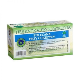 Herbatka Polecana Przy Cukrzycy Eko ( 25x2g) Dary Natury