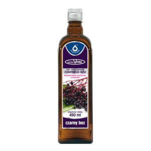 OLEOFARM, Sok z czarnego bzu, 490ml.