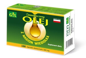 GAL Zimnotłoczony Olej z Nasion Wiesiołka 150 kap.