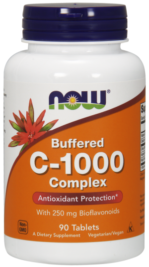 NOW FOODS, WITAMINA C-1000 Buffered, Complex 90tabl.