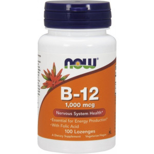 NOW FOODS, Witamina B-12 (B12), 1000mcg, 100kaps.