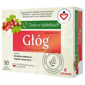 COLFARM, Głóg(zioła w tabletkach), 90 tabl.