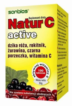 Natur C kapsułki 0,325 g 100 kaps.SANBIOS