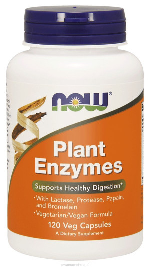 NOW FOODS Plant Enzymes 120 szt.