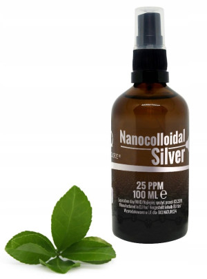 Srebro Nanokoloidalne - Koloidalne 25ppm. 100ml.