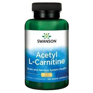 SWANSON ALC (Acetyl L-Karnityny) 500mg 100kaps