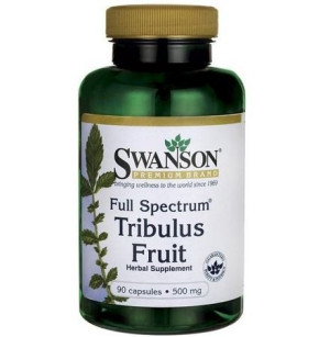 SWANSON Full Spectrum Tribulus 500mg Fruit 90 kaps.
