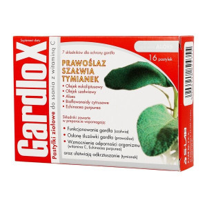 Gardlox Ziołowe pastylki do ssania