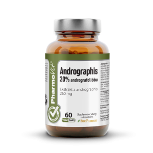 Andrographis 20% Andrografolidów 60 Kaps Vcaps® Clean Label™