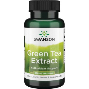 SWANSON Green tea ekstrakt ( Zielona herbata) - 500mg/60kaps