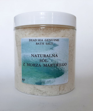 Sól kąpielowa naturalna MORZE MARTWE 900g.