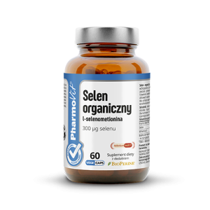 SELEN ORGANICZNY L-SELENOMETIONINA 300 ΜG 60 KAPS VCAPS® | CLEAN LABEL PHARMOVIT