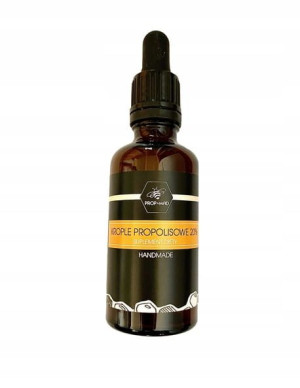 Krople Propolisowe 20% 50ml. HandMade