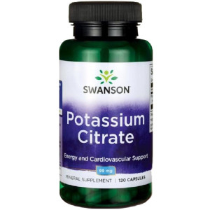 Swanson Cytrynian potasu - 120kaps