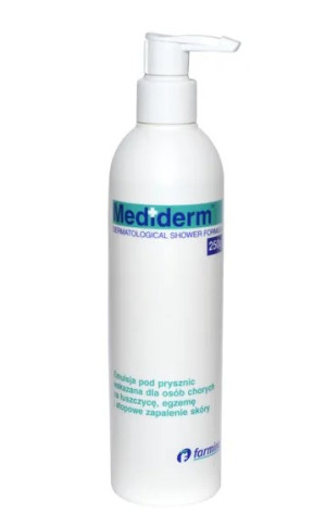 MEDIDERM SHOWER emulsja pod prysznic, łuszczyca, egzema, AZS, 250 g