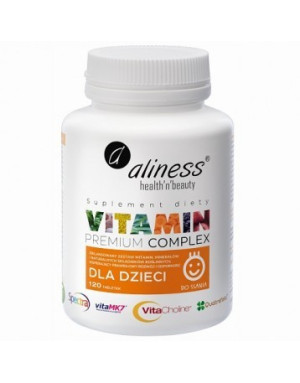 Aliness Premium Vitamin Complex Dla Dzieci Tabletki Do Ssania 120 szt.