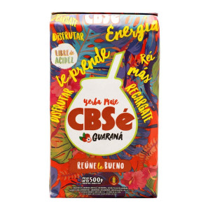 Yerba Mate CBSe Energia Guarana 500g.