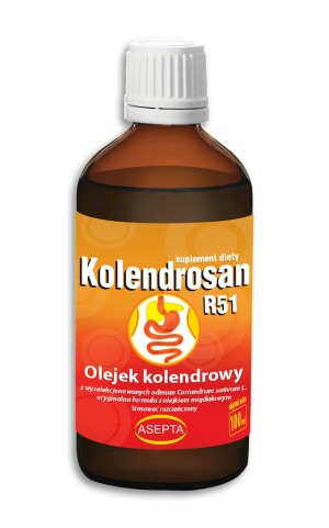 Kolendrosan R51 100ml - olejek kolendrowy i migdałowy Asepta