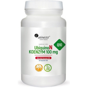 KOENZYM Q10 UBIQUINON UBICHINON NATURALNY 100 MG (100 KAPS) ALINESS