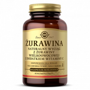 SOLGAR Żurawina wielkoowocowa kapsułki 60