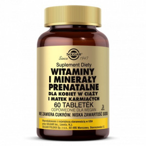 SOLGAR Witaminy i minerały prenatalne tabletki