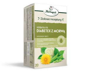 Fix Diabetex z morwą p.cukrzycy a 20 toreb