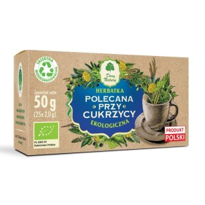 Polecana Przy Cukrzycy Herbata EKO 25x2g - Dary Natury