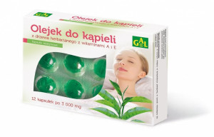 Olejek do kąpieli z drzewka herbacianego z wit. A+E