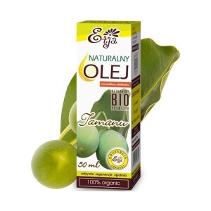 Etja Olej Tamanu Bio 50Ml Zwalcza Łupież, Trądzik