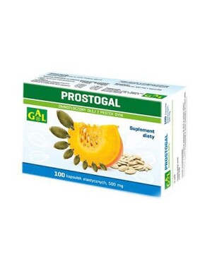 PROSTOGAL Olej z pestek dyni 500 mg - 100 kaps. Gal - Prawidłowe funkcjonowanie układu moczowego.