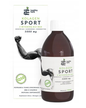 Kolagen SPORT wzmocnienie stawów i mięśni (Kolagen Rybi) 500 ml.