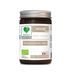 MACA BIO EKSTRAKT 500 MG ENERGIA I WITALNOŚĆ (100 TAB) BEORGANIC