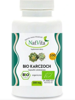 Karczoch BIO 300mg kapsułki 100szt |Natvita