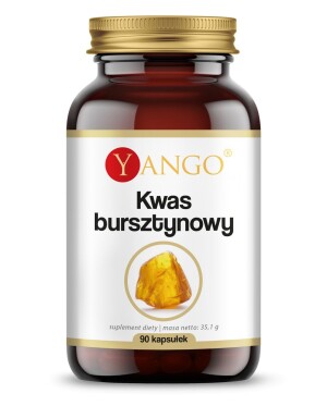 YANGO Kwas bursztynowy -90 kaps